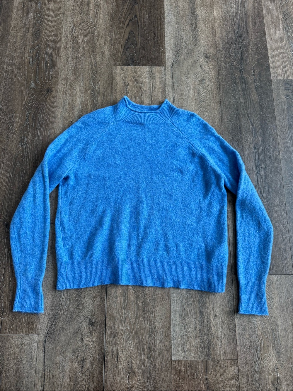 J. Crew Merino Wool Blue Crewneck Sweater Women’s Size Small